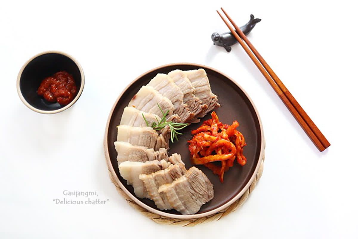무수분 돼지수육 만드는 법 삼겹살수육 촉촉한 수육 레시피 한그릇요리 집밥 집들이음식 - 네이트뷰